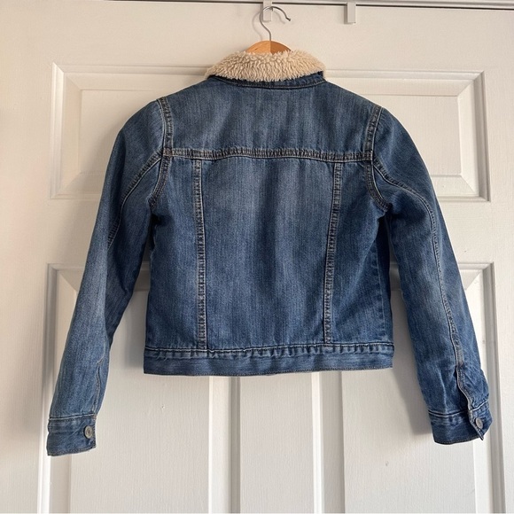 GAP Kids Sherpa Denim Icon Jacket large - Picture 3 of 5